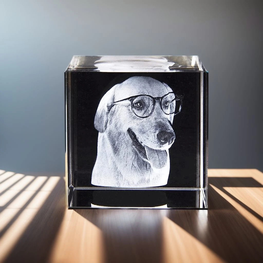 Personalized Sympathy Tribute Custom Gift for Loss of Beloved Pet with Crystal Decor Keepsake Offering for Departed Loved One