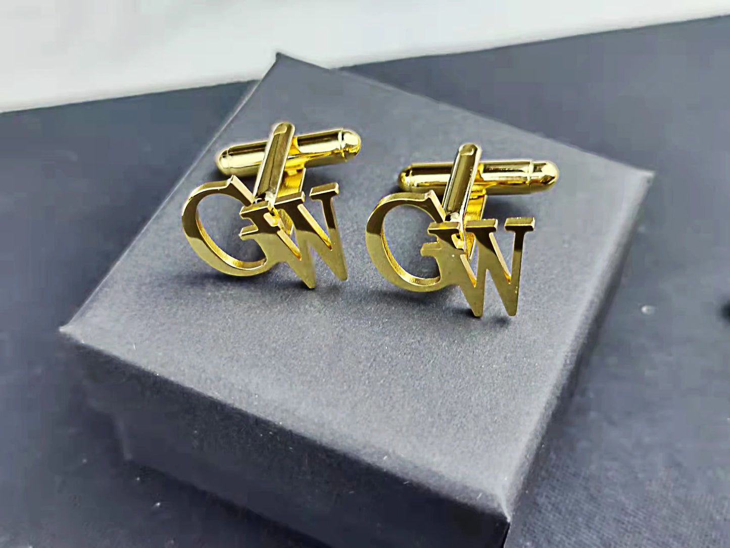 Custom Cufflinks for Groom Stainless Steel Men's Initials Cufflinks Personalized Wedding Best Man Jewelry Gift groomsmen gifts