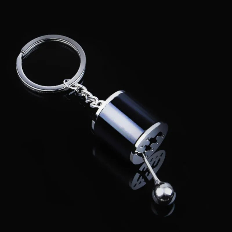 Creative Metal Car Accessories Keychain Zinc Alloy Turbo Gearbox Hub Brake Disc Pendant KeyRing for Men's Dad Birthday Gift