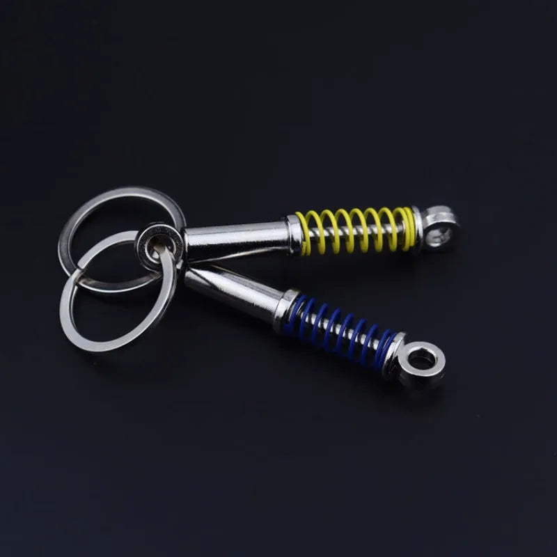 Creative Metal Car Accessories Keychain Zinc Alloy Turbo Gearbox Hub Brake Disc Pendant KeyRing for Men's Dad Birthday Gift