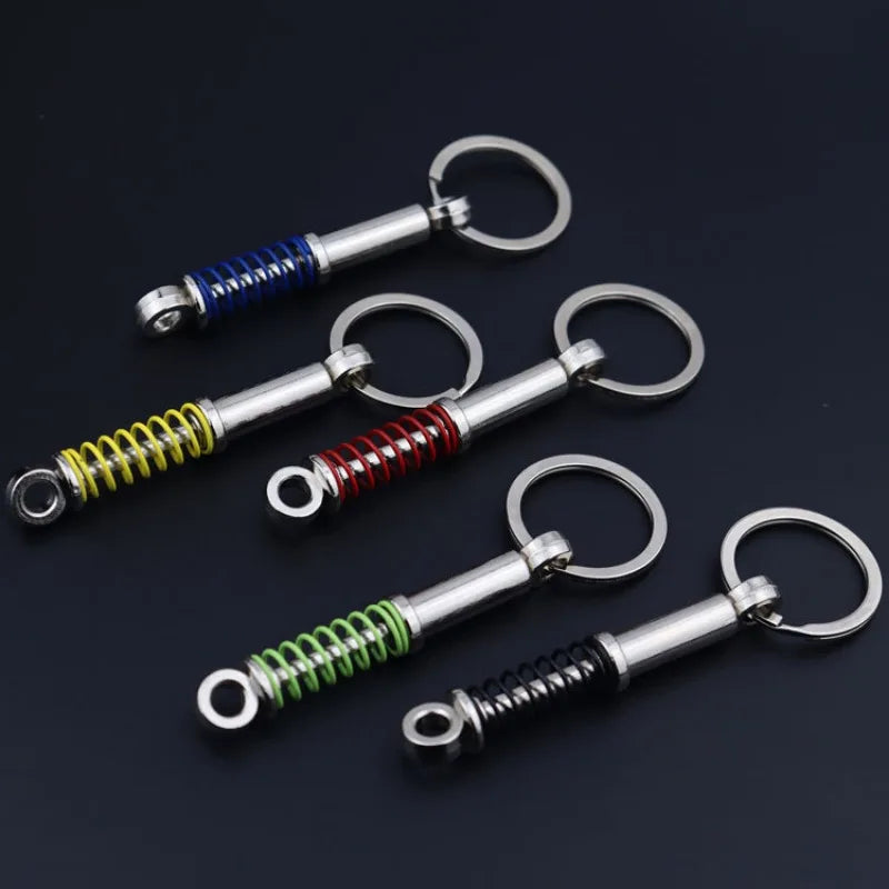 Creative Metal Car Accessories Keychain Zinc Alloy Turbo Gearbox Hub Brake Disc Pendant KeyRing for Men's Dad Birthday Gift