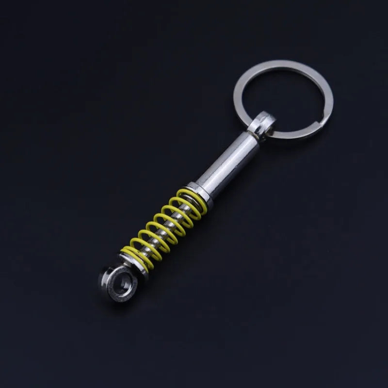 Creative Metal Car Accessories Keychain Zinc Alloy Turbo Gearbox Hub Brake Disc Pendant KeyRing for Men's Dad Birthday Gift